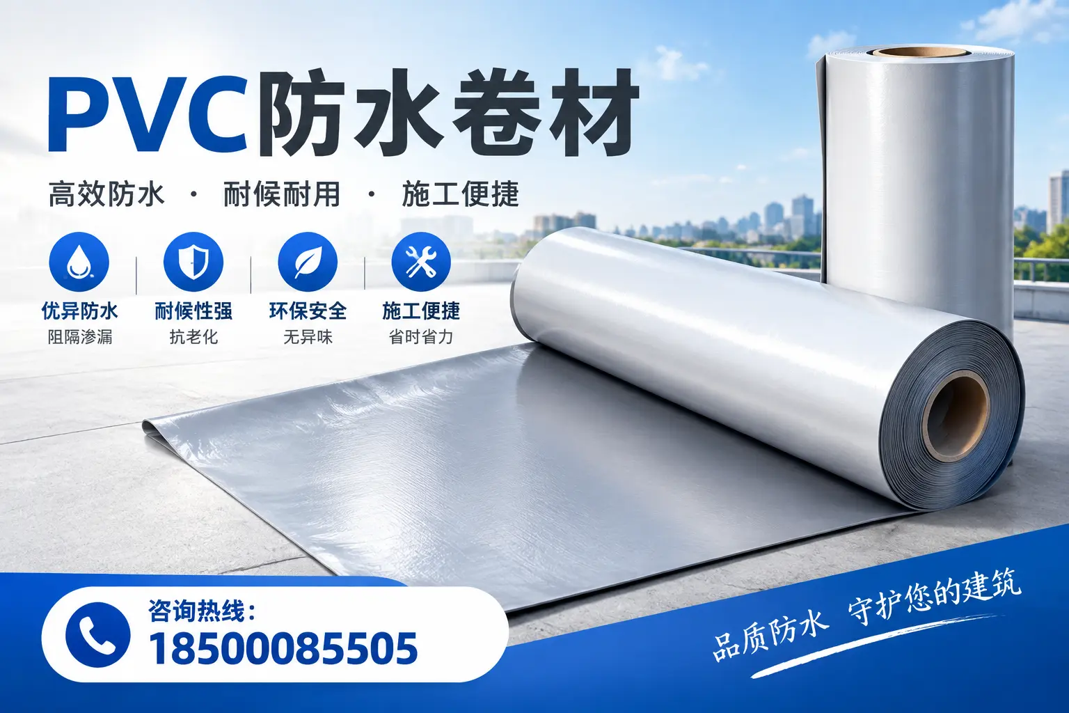 对比不同品牌PVC防水卷材的性价比,帮助常德用户选择